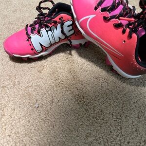 Nike Kids Pink softball cleats